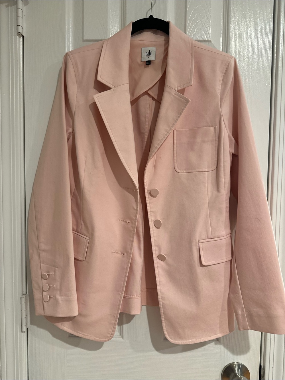 CAbi Grace Blazer Pink Size 4 - Picture 6 of 10